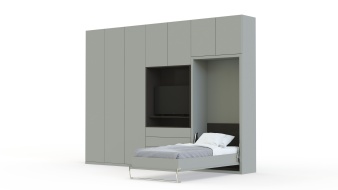 Шкаф-кровать трансформер Марио 38 BMS - новинка