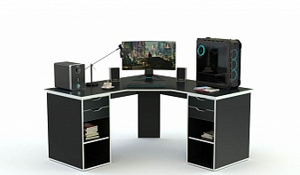 Геймерский стол Ньютон-5 BMS черного цвета