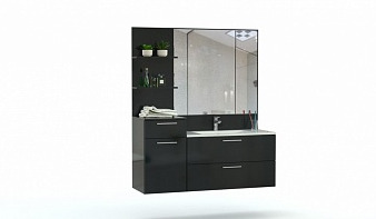 Комплект для ванной комнаты Агава 4 BMS с зеркалом