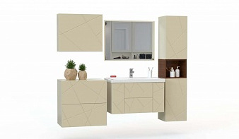 Мебель для ванной Альта 9 BMS комплект с зеркалом и шкафом