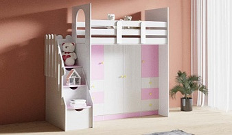 Детская кровать Тедди 21 BMS с лестницей