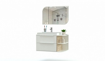Мебель для ванной Смитти 3 BMS комплект с тумбой, раковиной, зеркалом