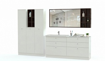 Мебель для ванной Алоэ 5 BMS белого цвета