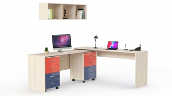 Письменный стол для двоих Локи 181 BMS по индивидуальному размеру
