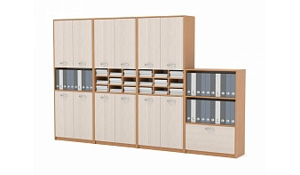 Комплект офисных шкафов для документов ШДК1 BMS по индивидуальному заказу
