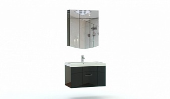 Мебель для ванной Линда 5 BMS комплект с тумбой, раковиной, зеркалом