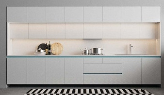 Кухня подвесная Кристалл BMS минимализм