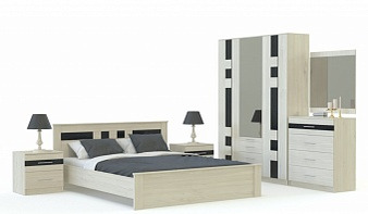 Спальня модульная Николь BMS серого цвета