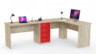 Письменный стол для двоих Веста 3 BMS под заказ