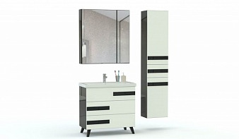 Мебель для ванной Мона 3 BMS комплект с зеркалом и шкафом