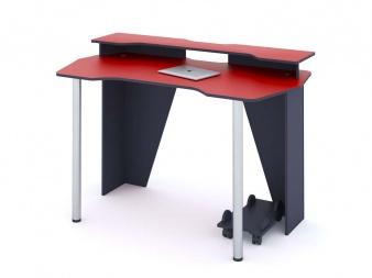 Компьютерный стол Dragon BMS красного цвета