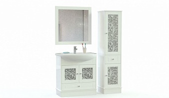 Мебель для ванной Ника 4 BMS комплект с тумбой, раковиной, зеркалом