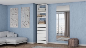 Стеллаж для одежды Мирта 37 BMS из ЛДСП