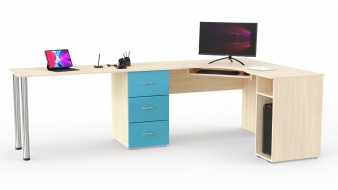 Письменный стол для двоих Вента 72 BMS по индивидуальному размеру