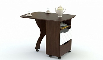 Коричневый кухонный стол Диана 2 BMS