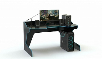 Геймерский стол Стим 2 BMS в стиле лофт