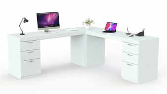 Письменный стол для двоих Вента 78 BMS по индивидуальному размеру