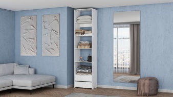 Стеллаж для одежды Мирта 36 BMS из ЛДСП