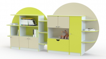 Мебель для комнаты ребенка Планета BMS по индивидуальным размерам