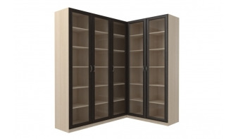 Угловой шкаф для книг Гипнос 24 BMS по индивидуальному заказу