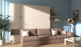 Распродажа - Шкаф-кровать с диваном Марта Миа BMS