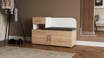 Обувница Ариадна BMS дуб сонома