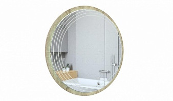 Зеркало в ванную Шайн 10 BMS шириной 70 см