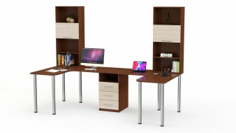 Письменный стол для двоих Принстон 2 BMS по индивидуальному размеру