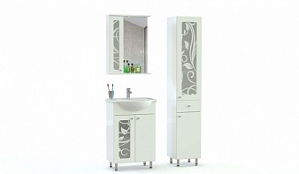 Мебель для ванной Лючия 2 BMS комплект с тумбой, раковиной, зеркалом
