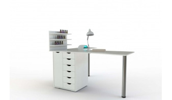 Угловой маникюрный стол Алонцо BMS 100 см