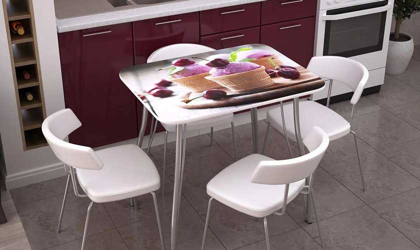 Кухонные столы из пластика