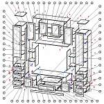 Схема сборки Мебельная стенка Миф композиция 1 BMS