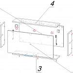 Схема сборки Шкаф подвесной в ванную Лойд 3 BMS