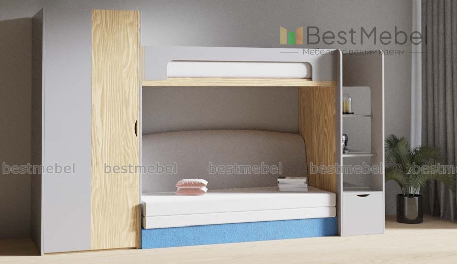 Детская кровать с диваном Кармен 54 BMS