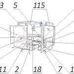 Схема сборки Прикроватная тумба Капри 2 BMS