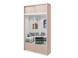 Распродажа - Шкаф-купе с антресолью Лайт 7 BMS  (Белье - Платье с полкой (2)) (1250х2700х650)