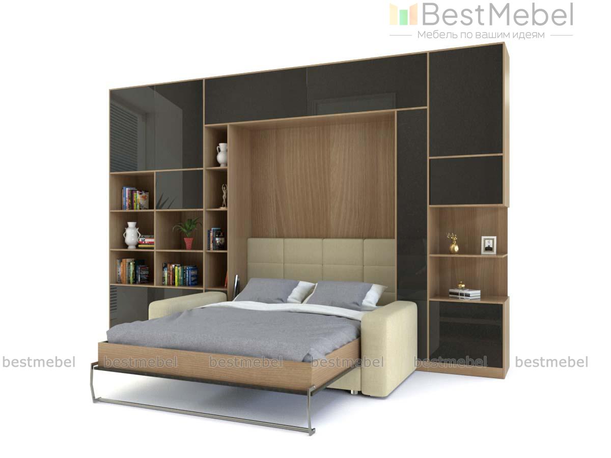 Шкаф-кровать с диваном Альвис BMS - Фото