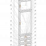 Схема сборки Распашной шкаф Карлос-07 BMS