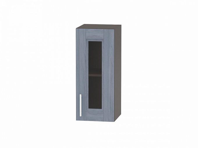 Шкаф верхний с 1-ой остекленной дверцей Сканди BMS - Фото