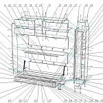 Схема сборки Шкаф-кровать трансформер Форма 127 BMS
