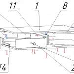Схема сборки Консольный стол Паола 12 BMS