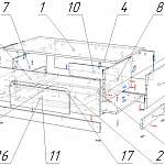 Схема сборки Журнальный стол Тореро-9 BMS