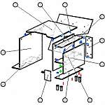 Схема сборки Геймерский стол Мустанг-5 BMS