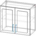 Чертеж Кухонный шкаф навесной Евро BMS
