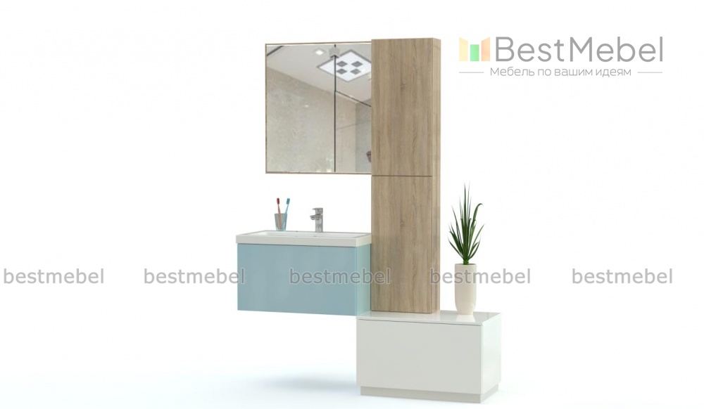 Мебель для ванной комнаты Ристо 4 BMS