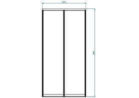Распродажа - Двери-купе   (1232х2495х100)