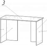 Чертеж Стол Кирилл-2.12 BMS