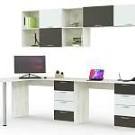 Угловой письменный стол для двоих Виктория 20 BMS - Фото 1