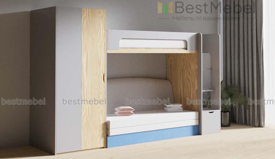 Детская кровать с диваном Кармен 54 BMS - Фото