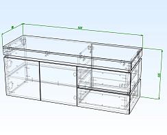 Распродажа - ЭСКИЗ Тийда 3 №000108891  (1500х600х500)